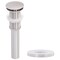 Novatto CREDERE Artsy Glass Vessel Bath Sink Set in Brushed Nickel NOHP-G19012BN - alternate 2